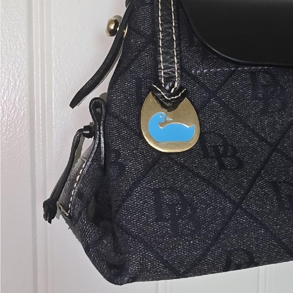 Authentic Vintage Dooney & Bourke Black Monogram Purse - Picture 5 of 16